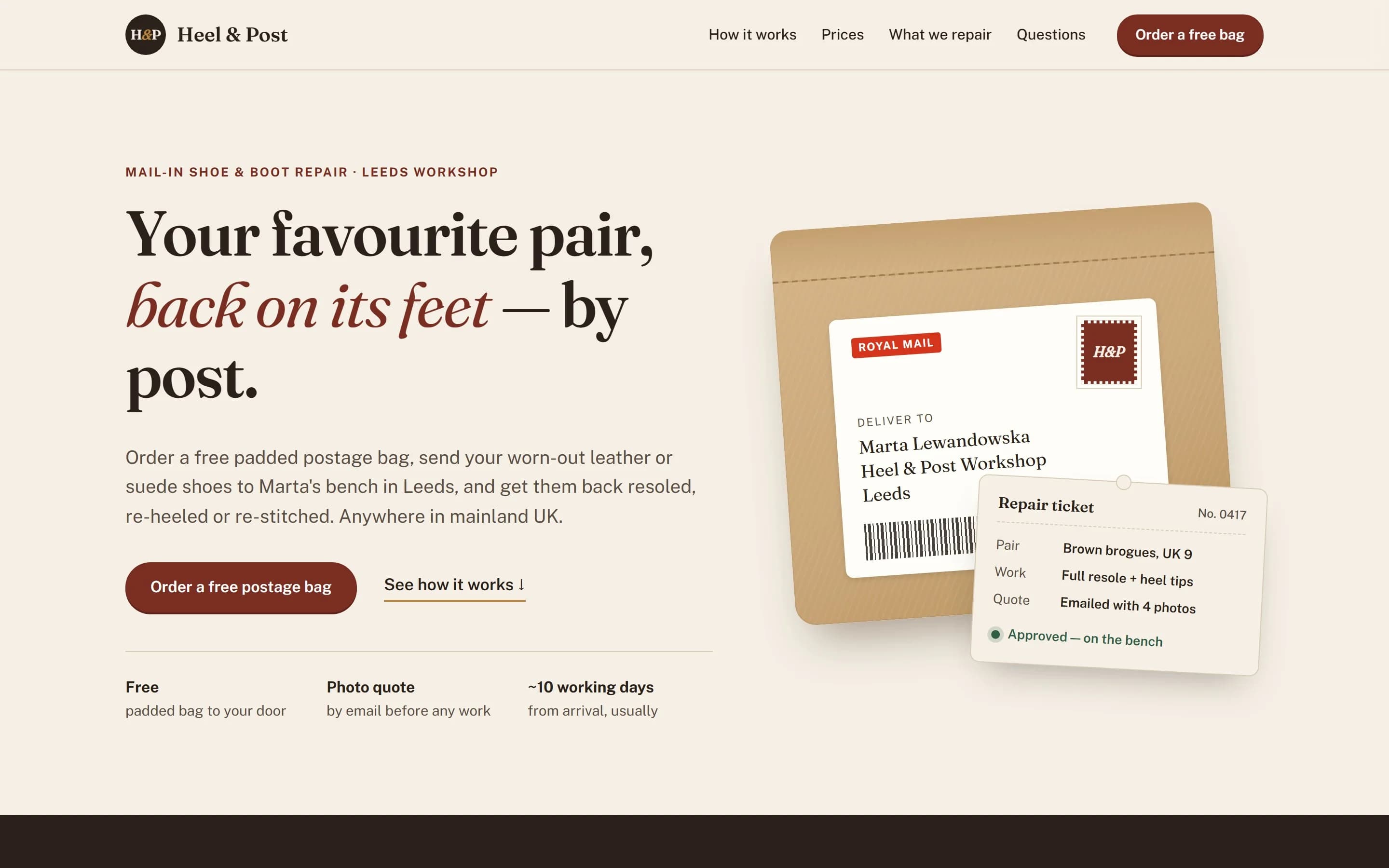 Heel & Post built without the skill