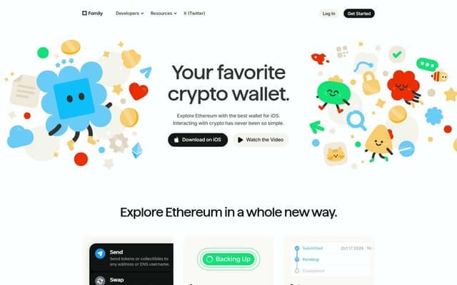 Family design system: light theme set in Family and Inter